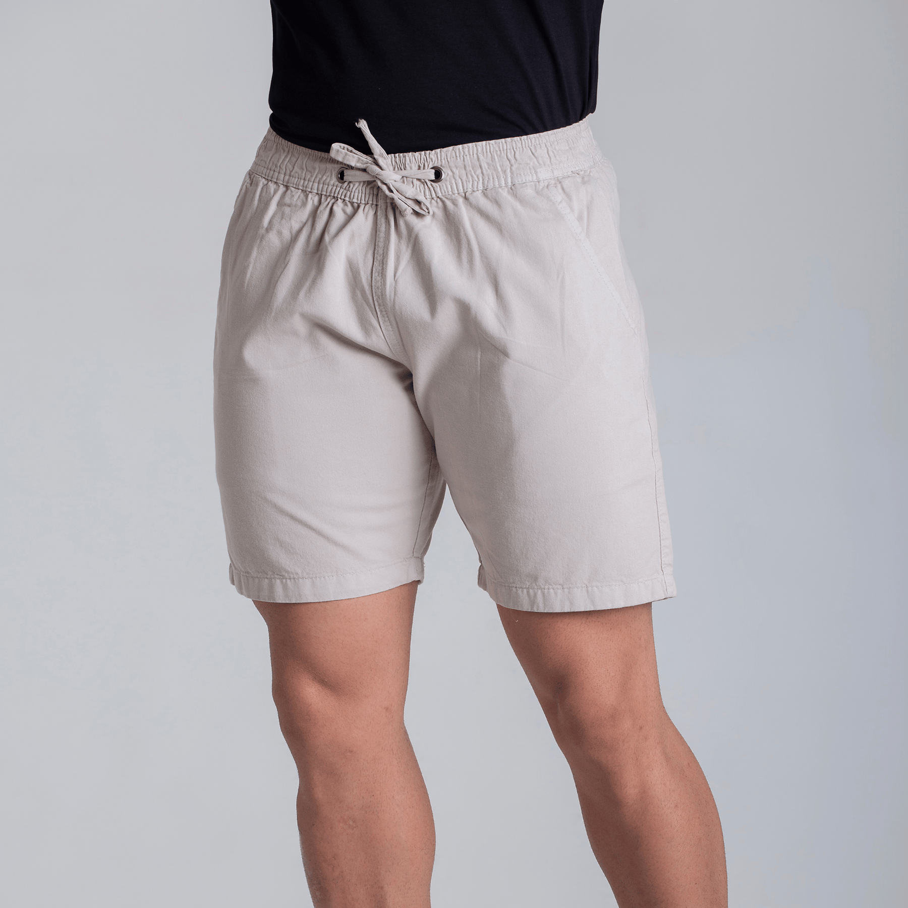 Kit 2 Short Mauricinho Sarja Brim Bermuda Curta Masculina