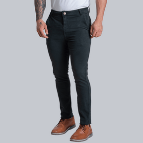 Calça Masculina Sarja Azul Marinho