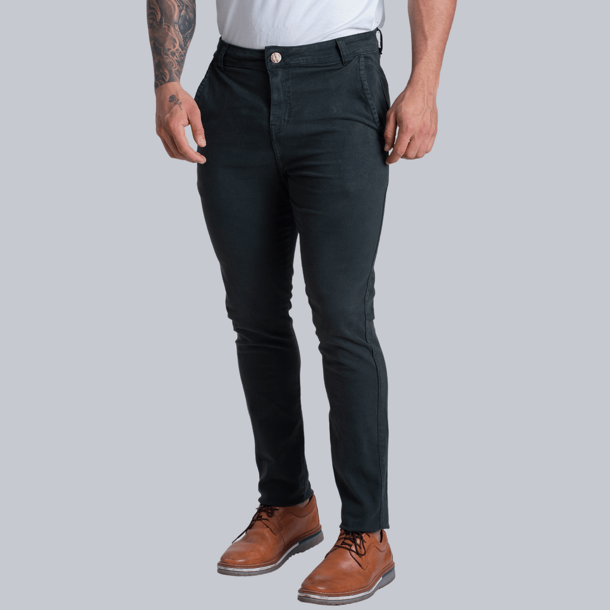 Calça Masculina Sarja Verde Militar