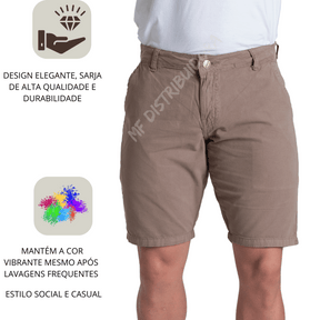 Kit 3 Bermudas Social