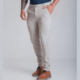 Calça Masculina Sarja Bege
